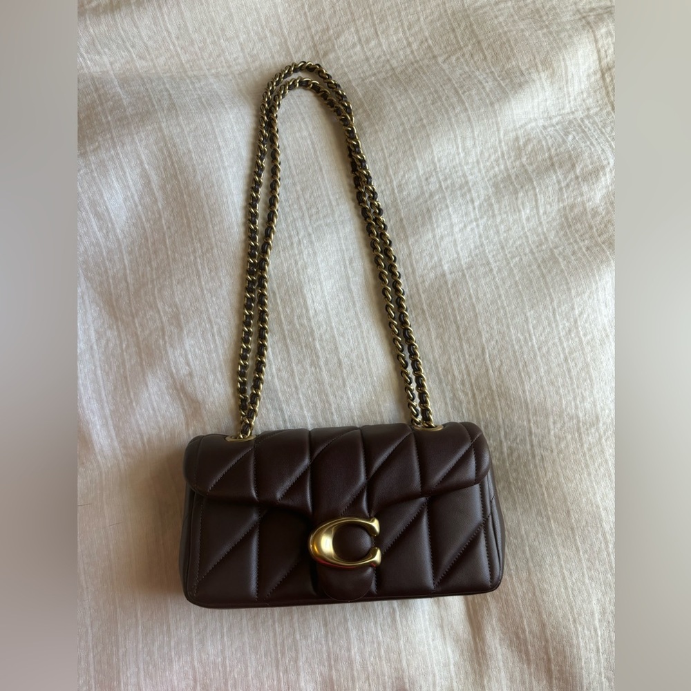 Coach Maple Quilted Tabby 20